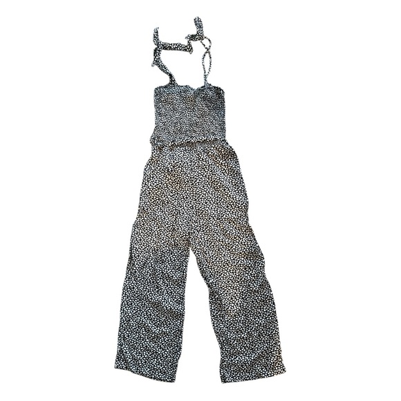Abercrombie & Fitch Black and White Women's Jumpsuit, Size Small - Picture 7 of 7